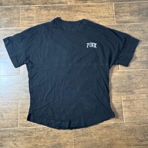 PINK Victoria's Secret Black Women's T-Shirt